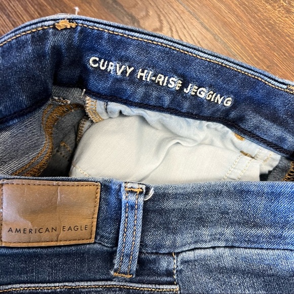 American Eagle curvy high-rise jegging SZ 6 - Picture 4 of 5